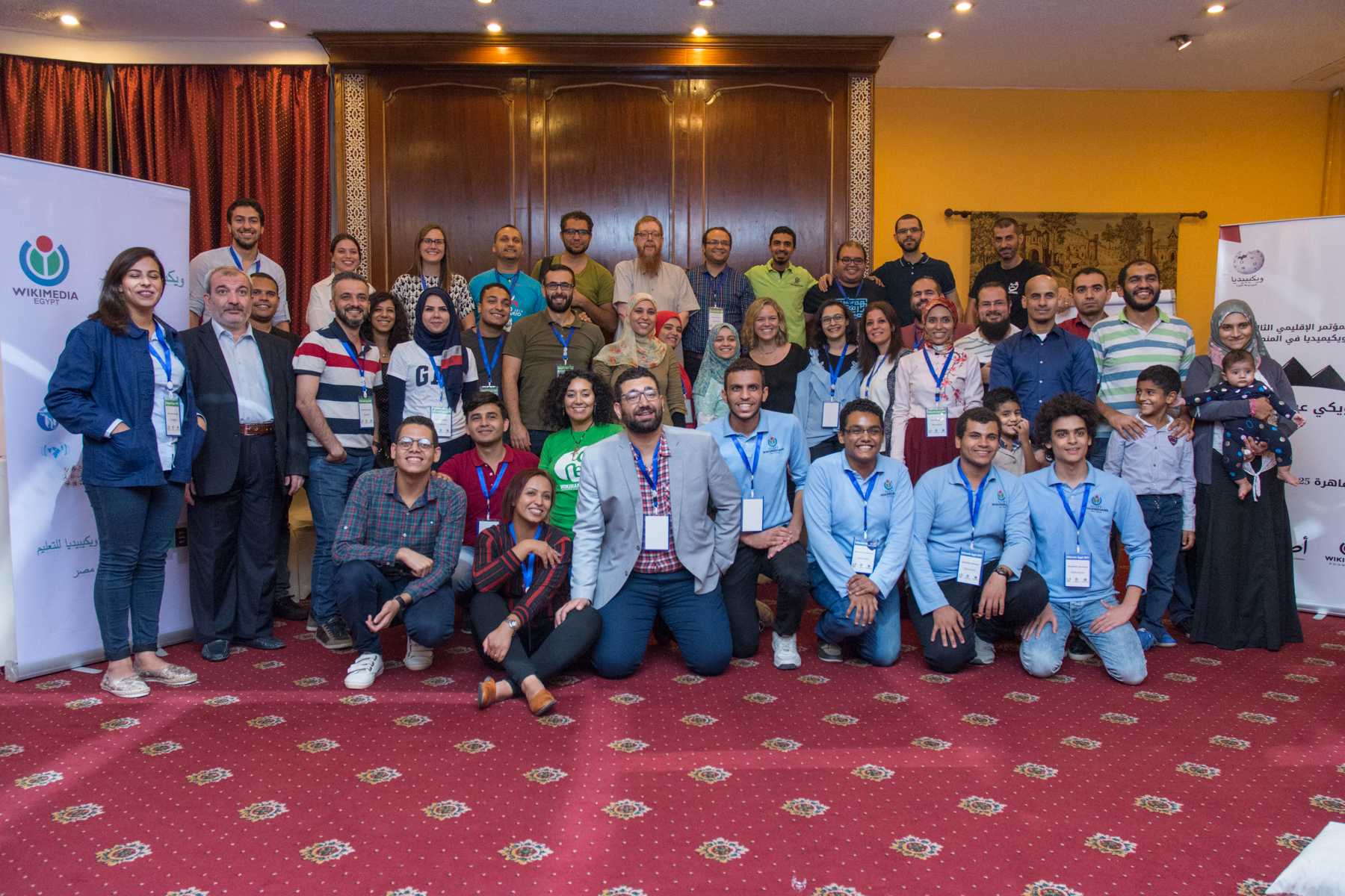 Photo taken at the end of WikiArabia2017 hosted by Wikimedia Egypt